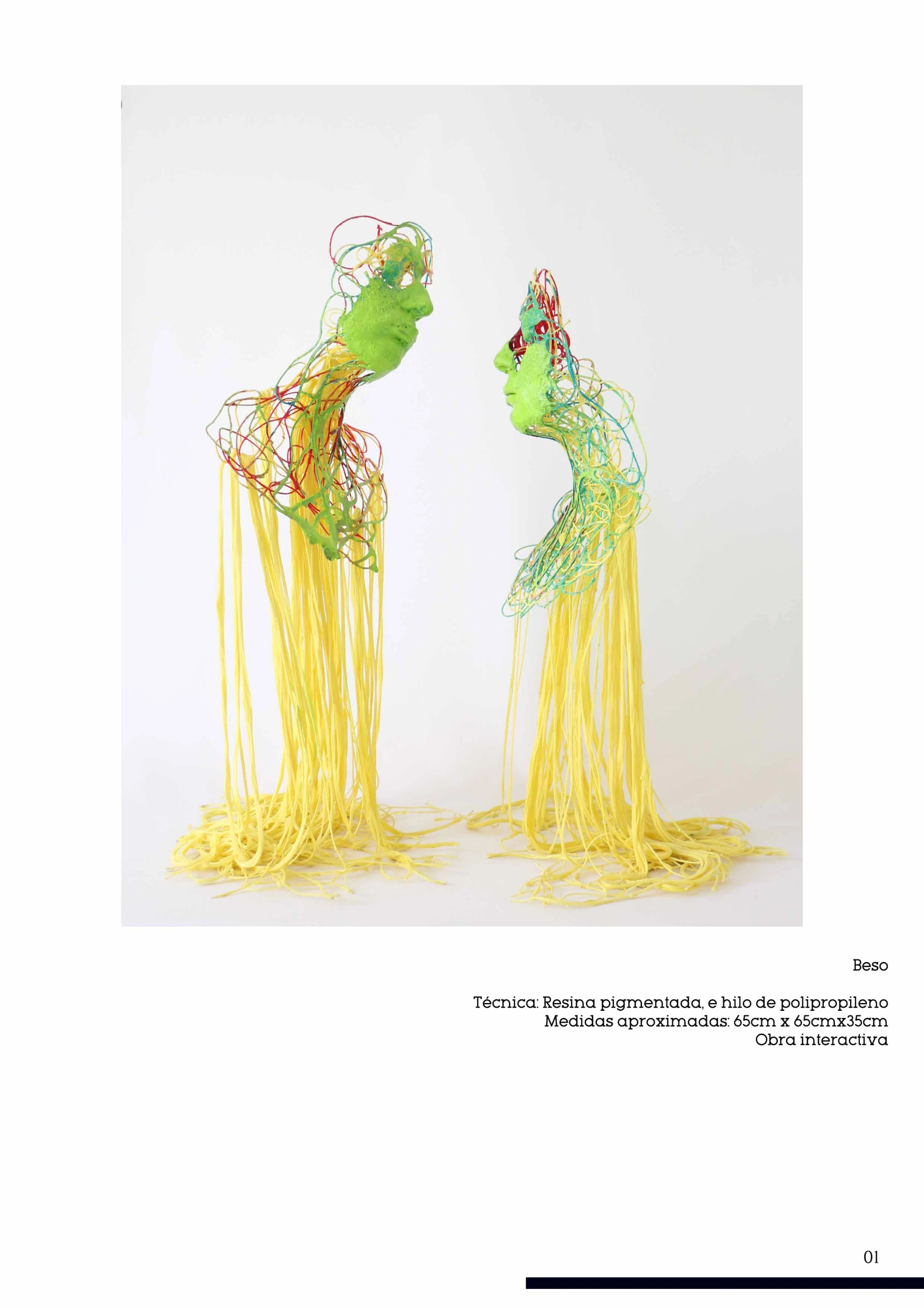 Escultura beso